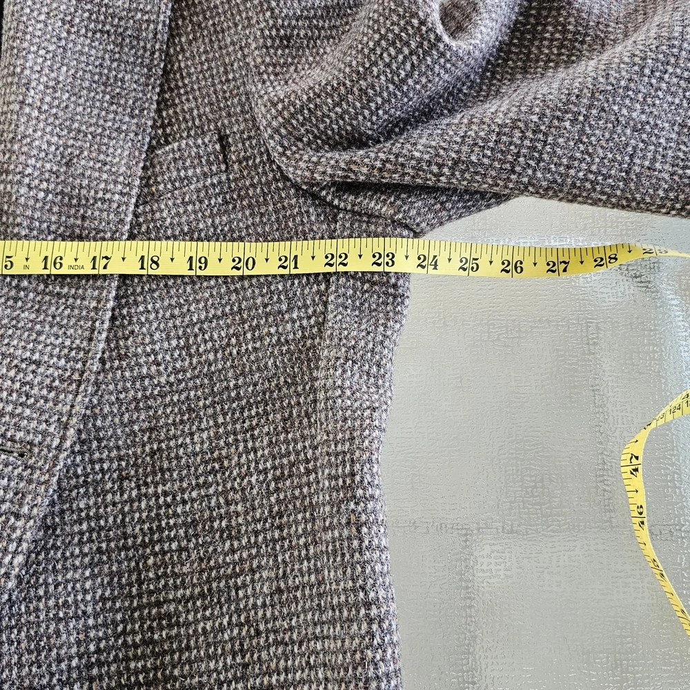 Orvis Harris Tweed Blazer Jacket Made in England Wool Vintage Classic Preppy